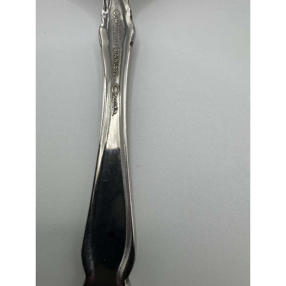 Oneida Royal Chippendale Community Stainless 4pc Serving Set Fork Spoon Knife